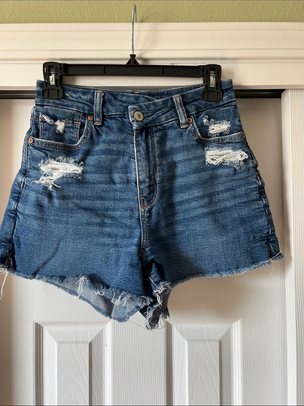 American Eagle Outfitters Curvy Mom Shorts, size 0